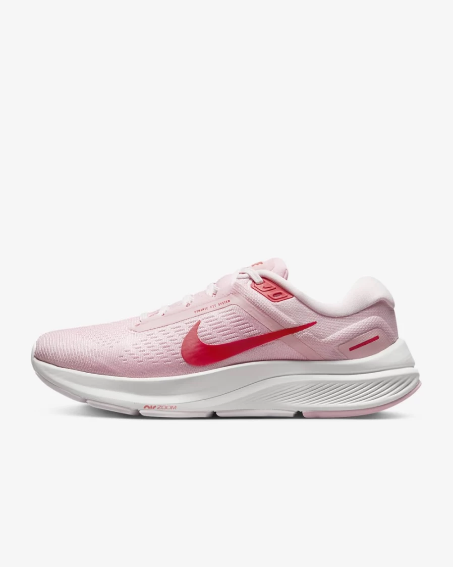 Nike Structure 24 Women's Road Running Shoes - Medium Soft Pink/Summit White/Pearl Pink/Light Crimson