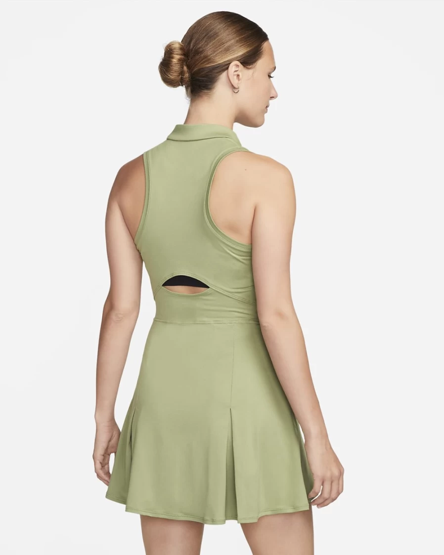NikeCourt Dri-FIT Victory Women's Tennis Dress in Alligator/Black - Nike Women's Athletic Dress