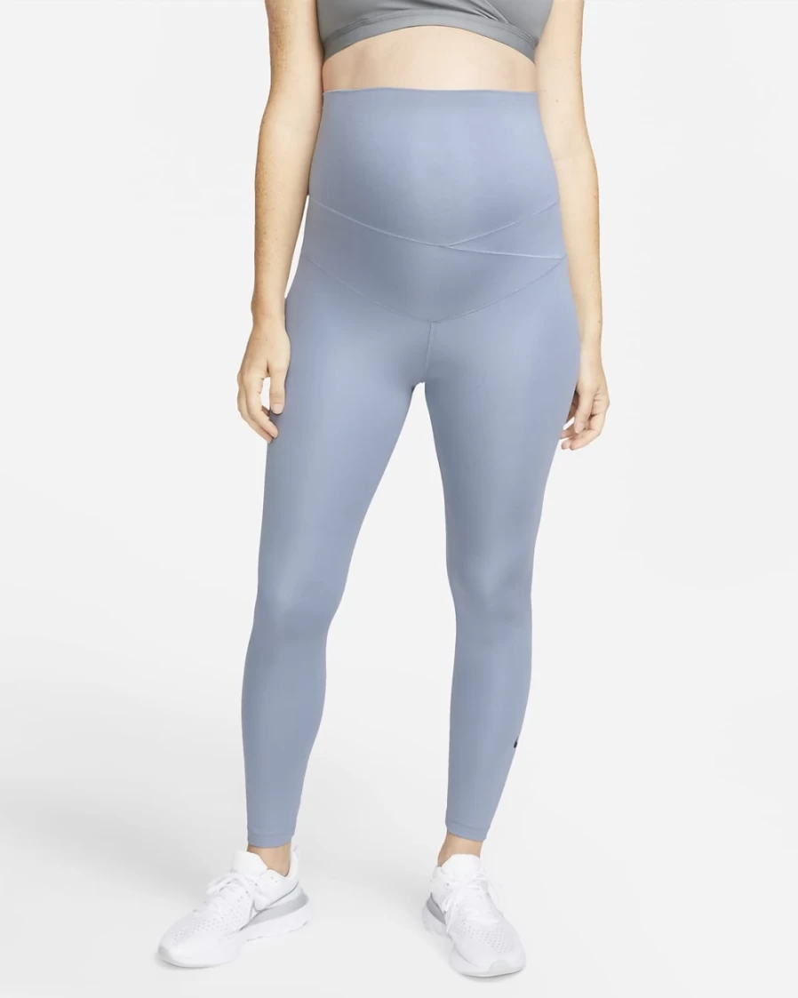Nike One Women's High-Waisted Maternity Leggings - Ashen Slate/Black