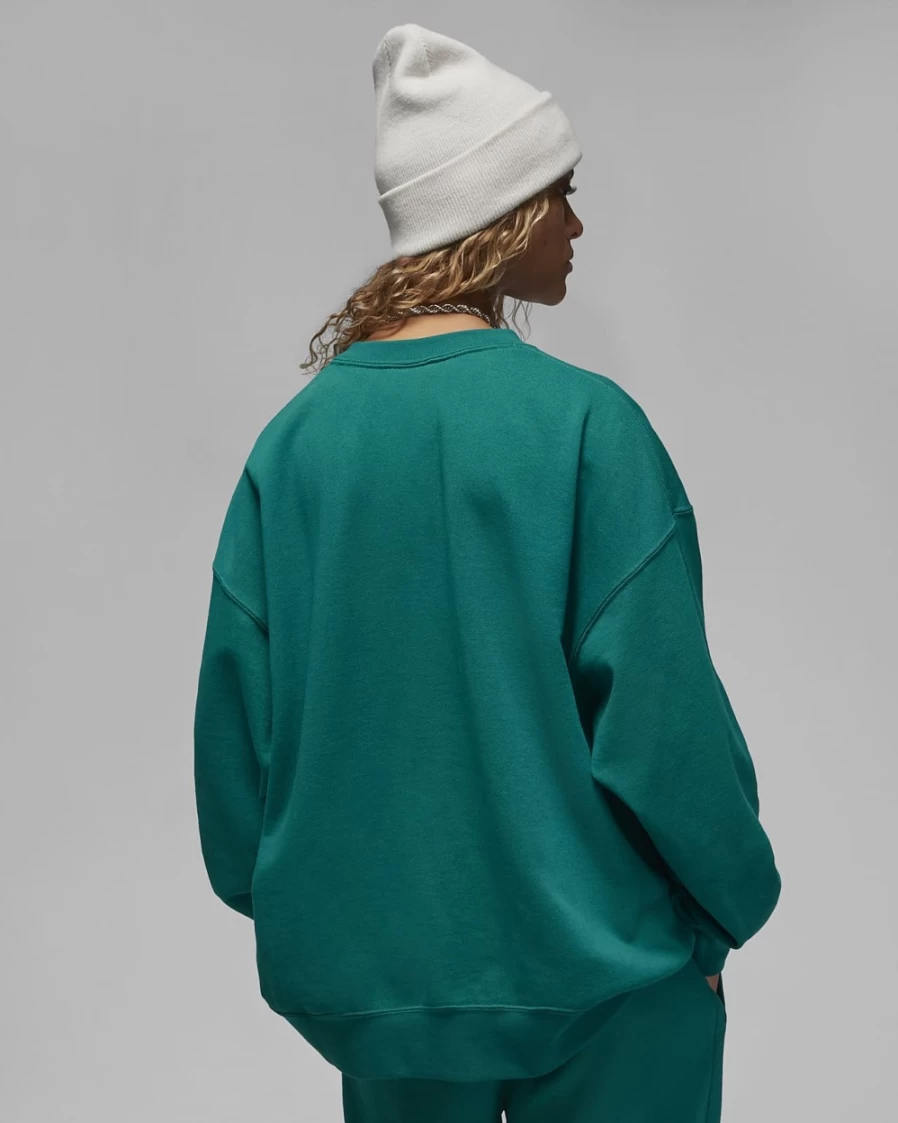 Nike Jordan Flight Women's Bright Spruce Fleece Crew Sweatshirt