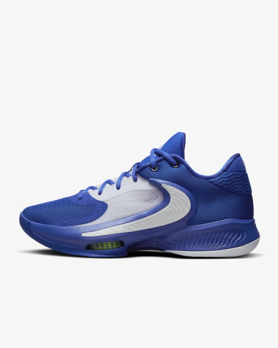 Nike Zoom Freak 4 Team Basketball Shoes for Men & Women - Game Royal/White