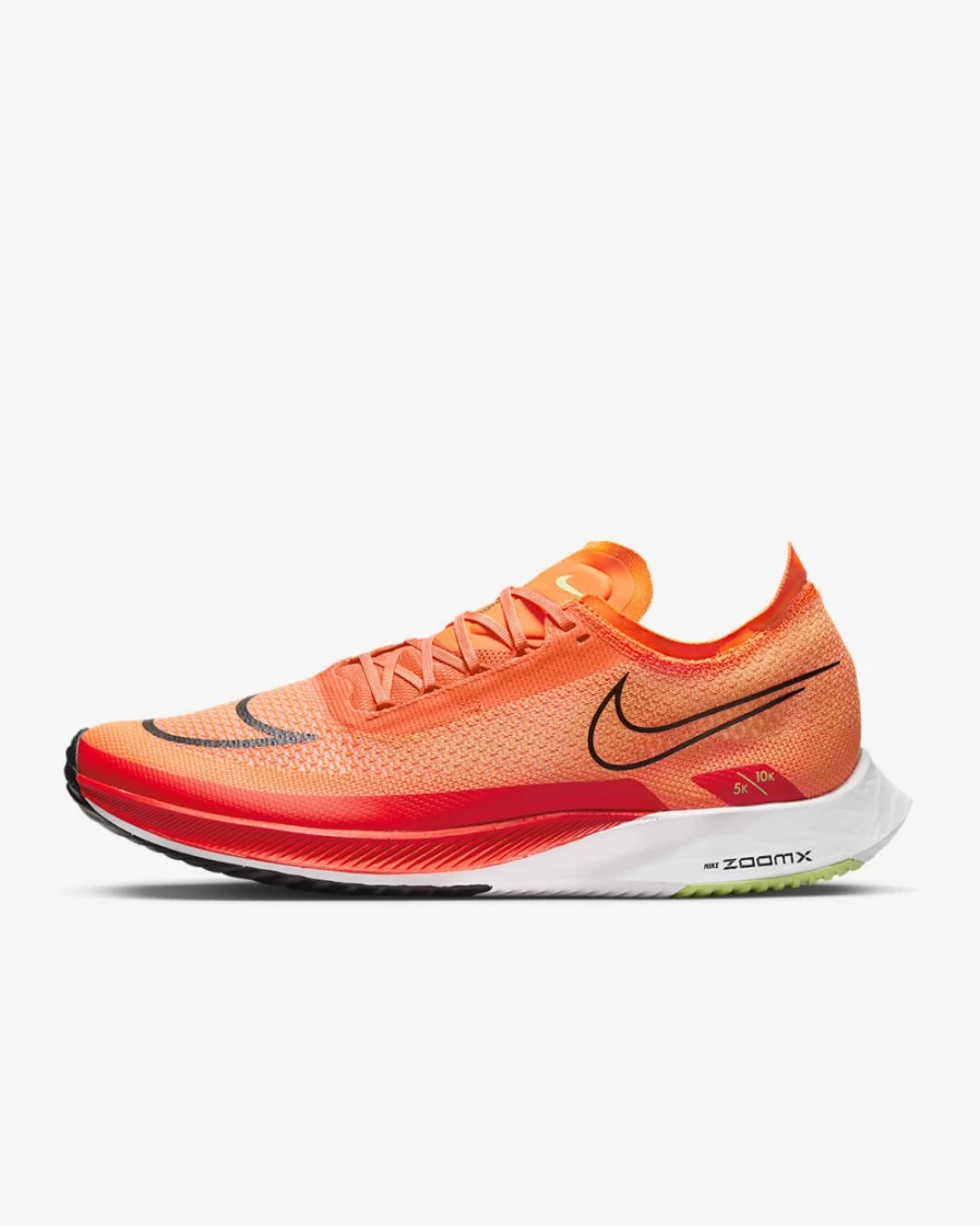 Nike Streakfly Men's & Women's Road Racing Shoes in Total Orange/Bright Crimson/Volt/Black