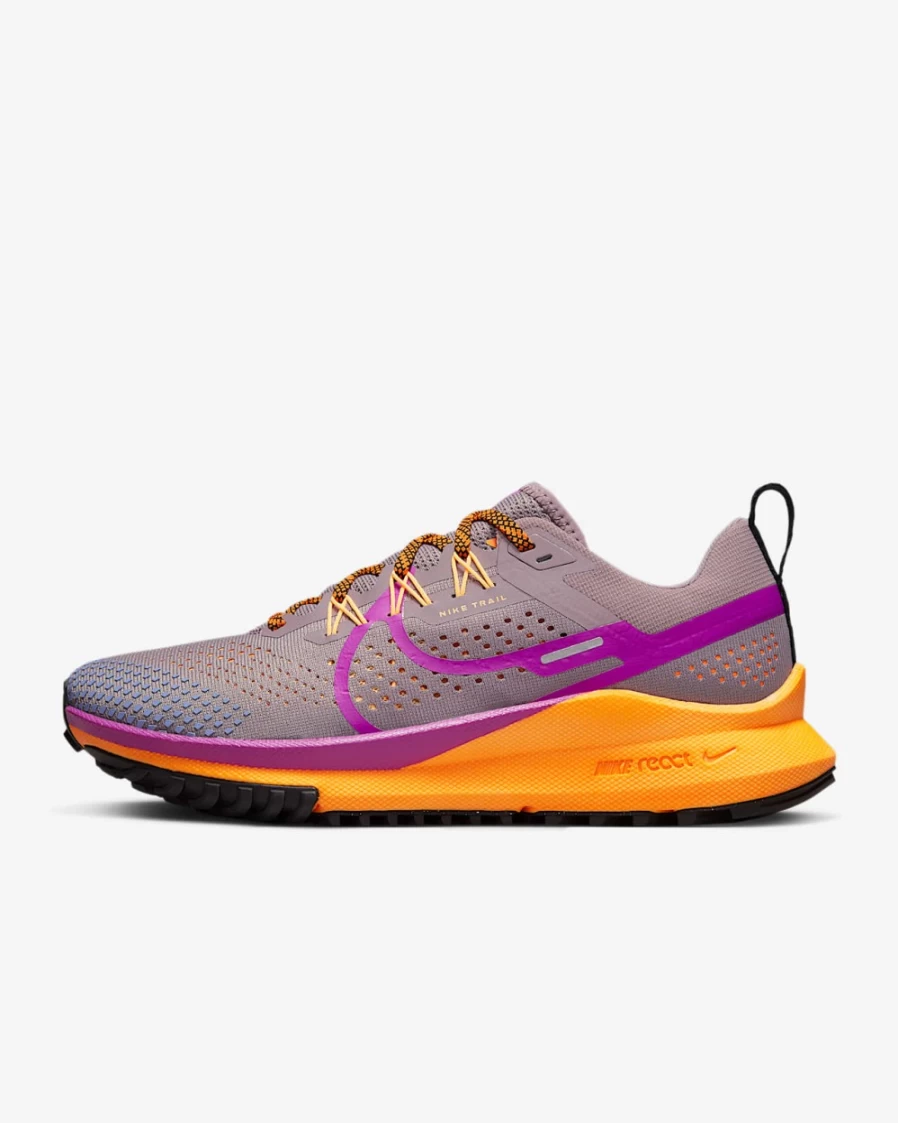 Nike Pegasus Trail 4 Women's Trail Running Shoes - Purple Smoke/Total Orange/Peach Cream/Vivid Purple