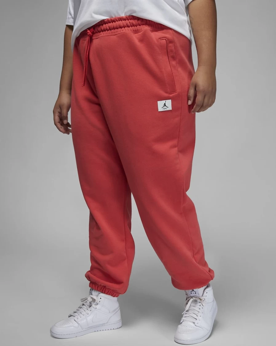Nike Jordan Flight Women's Fleece Pants - Plus Size, Lobster Color