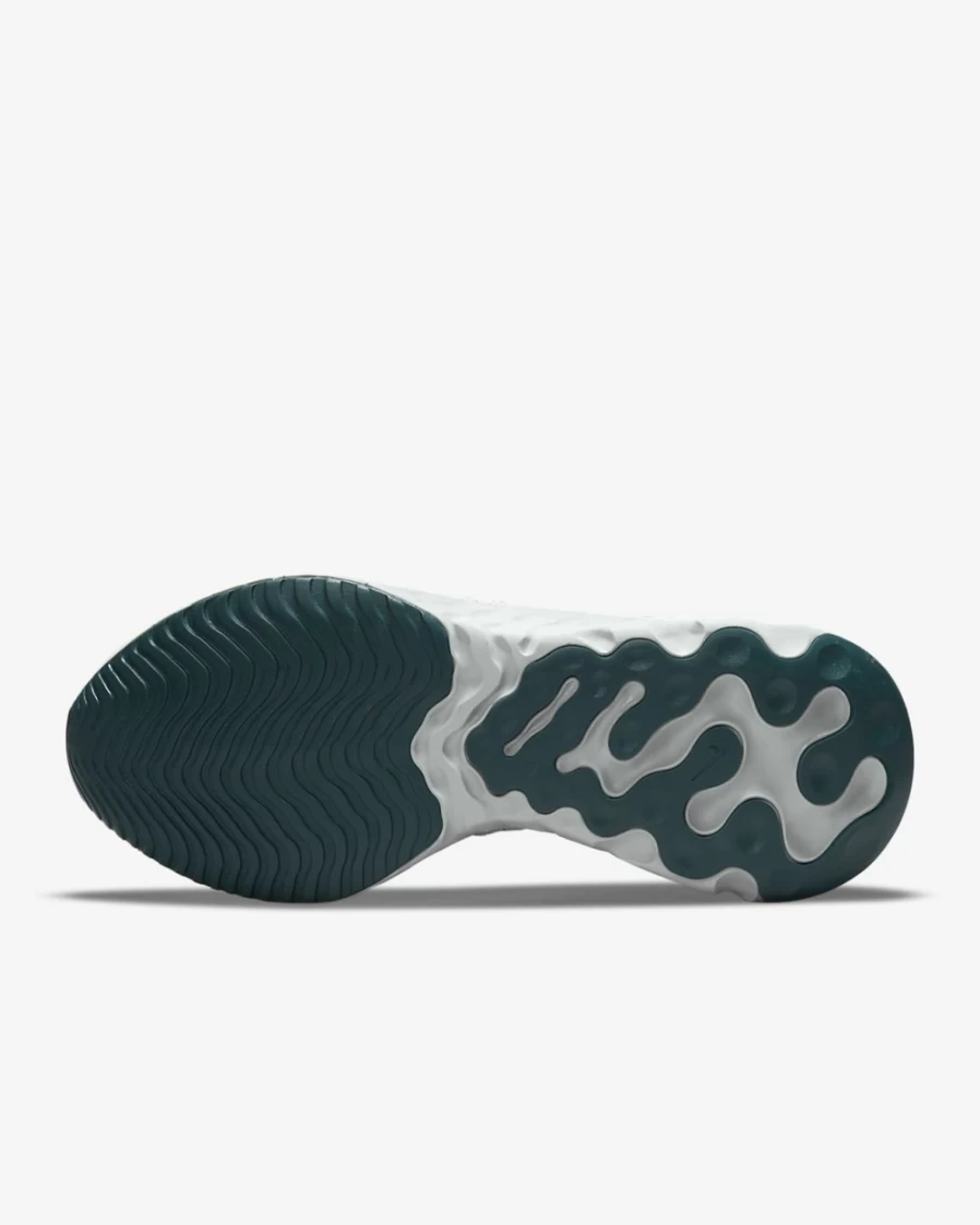 Nike React Phantom Run Flyknit 2 Women's Platinum Tint Road Running Shoes Dark Teal Green Jade Smoke Light Silver