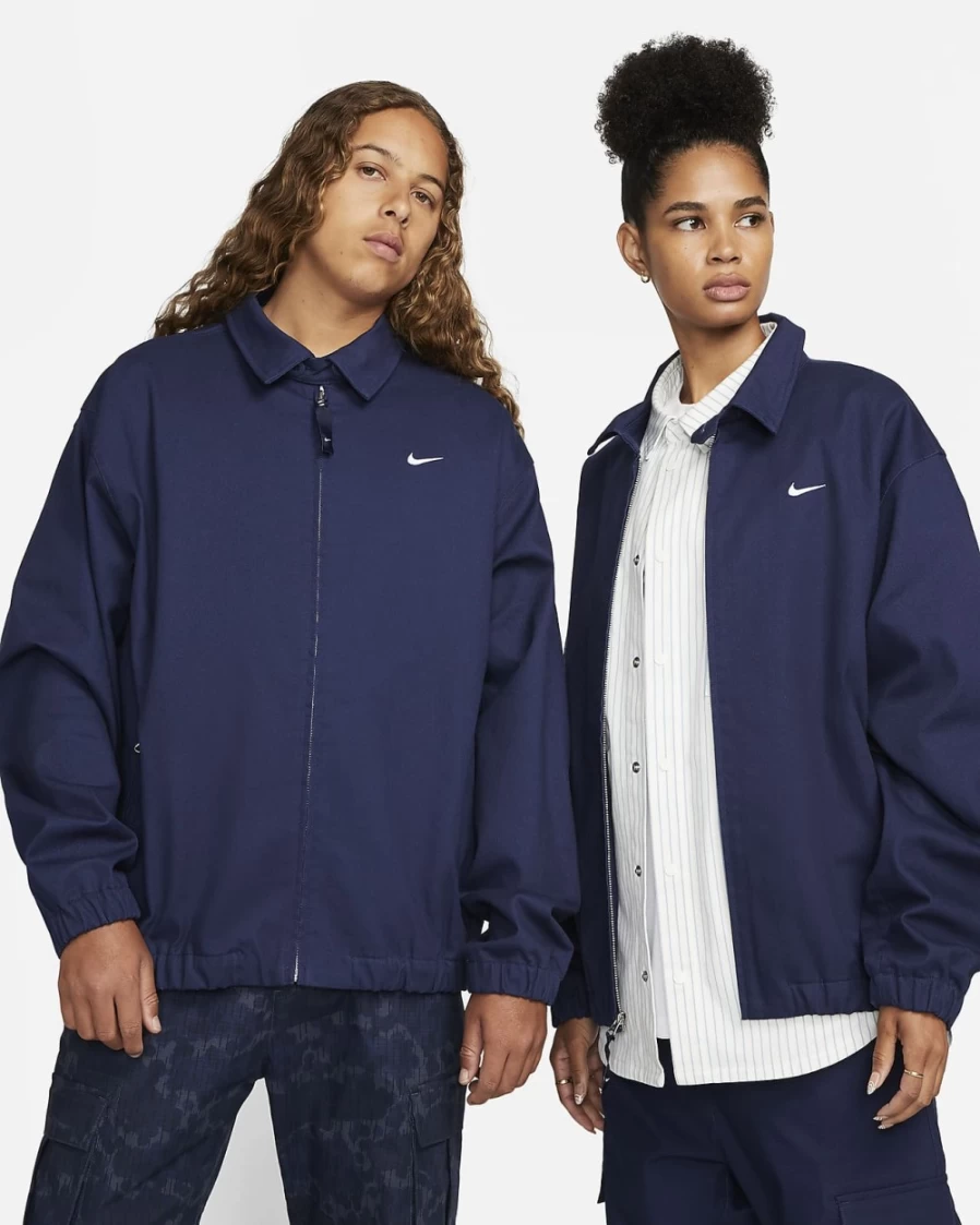 Nike SB Lightweight Skate Jacket for Men & Women - Midnight Navy/White