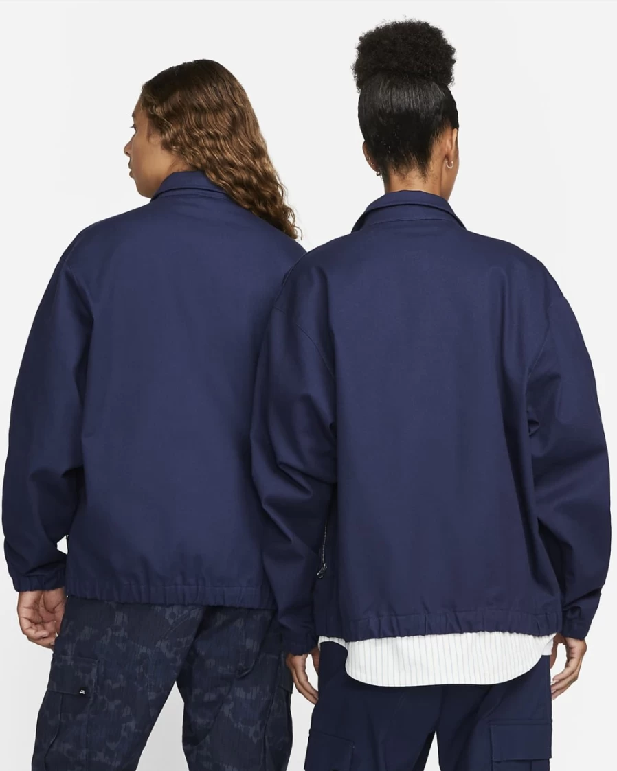Nike SB Lightweight Skate Jacket for Men & Women - Midnight Navy/White