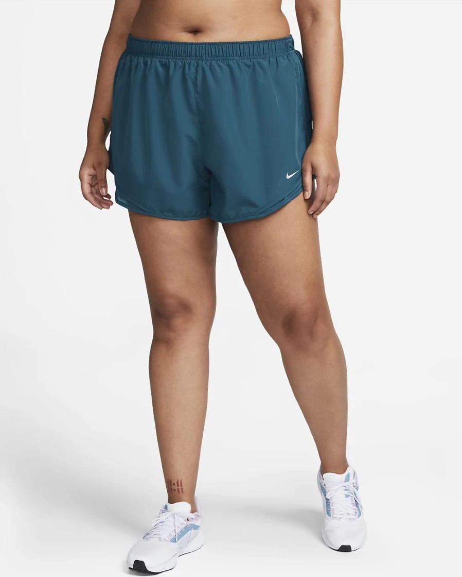 Nike Women's Plus Size Tempo Running Shorts - Valerian Blue/Wolf Grey