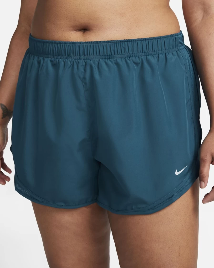 Nike Women's Plus Size Tempo Running Shorts - Valerian Blue/Wolf Grey