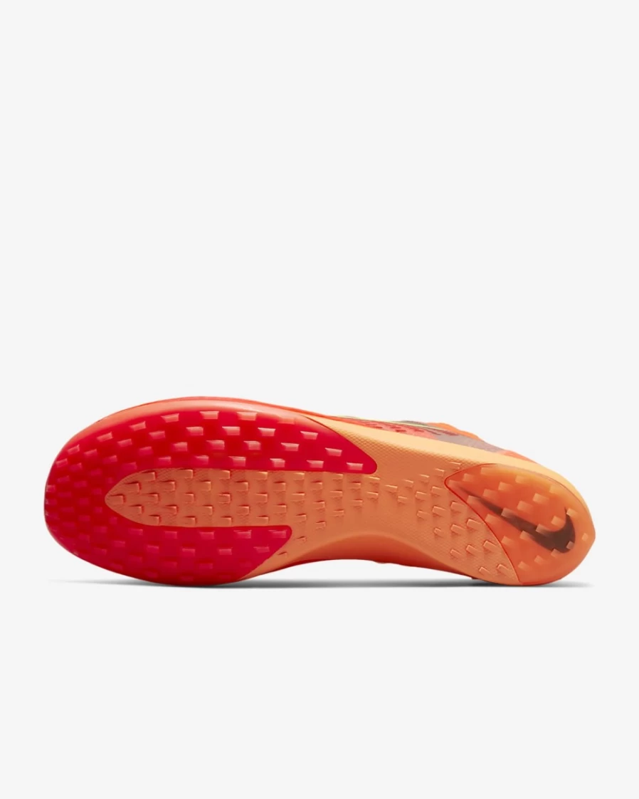 Nike Zoom Victory Waffle 5 Track & Field Spikes for Men & Women - Total Orange/Bright Crimson/Black/Volt Running Shoes