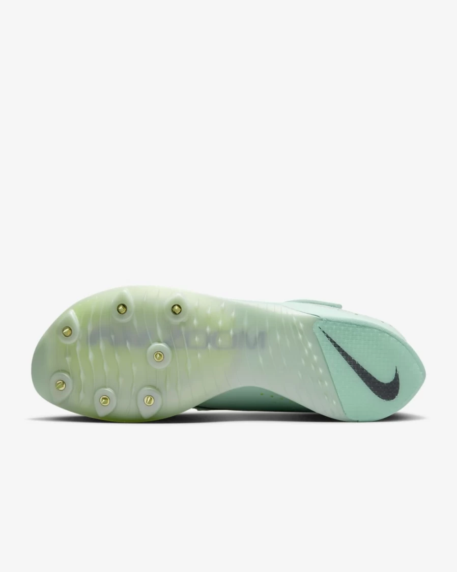Nike Air Zoom LJ Elite Track & Field Spikes for Men & Women - Mint Foam/Volt/Cave Purple
