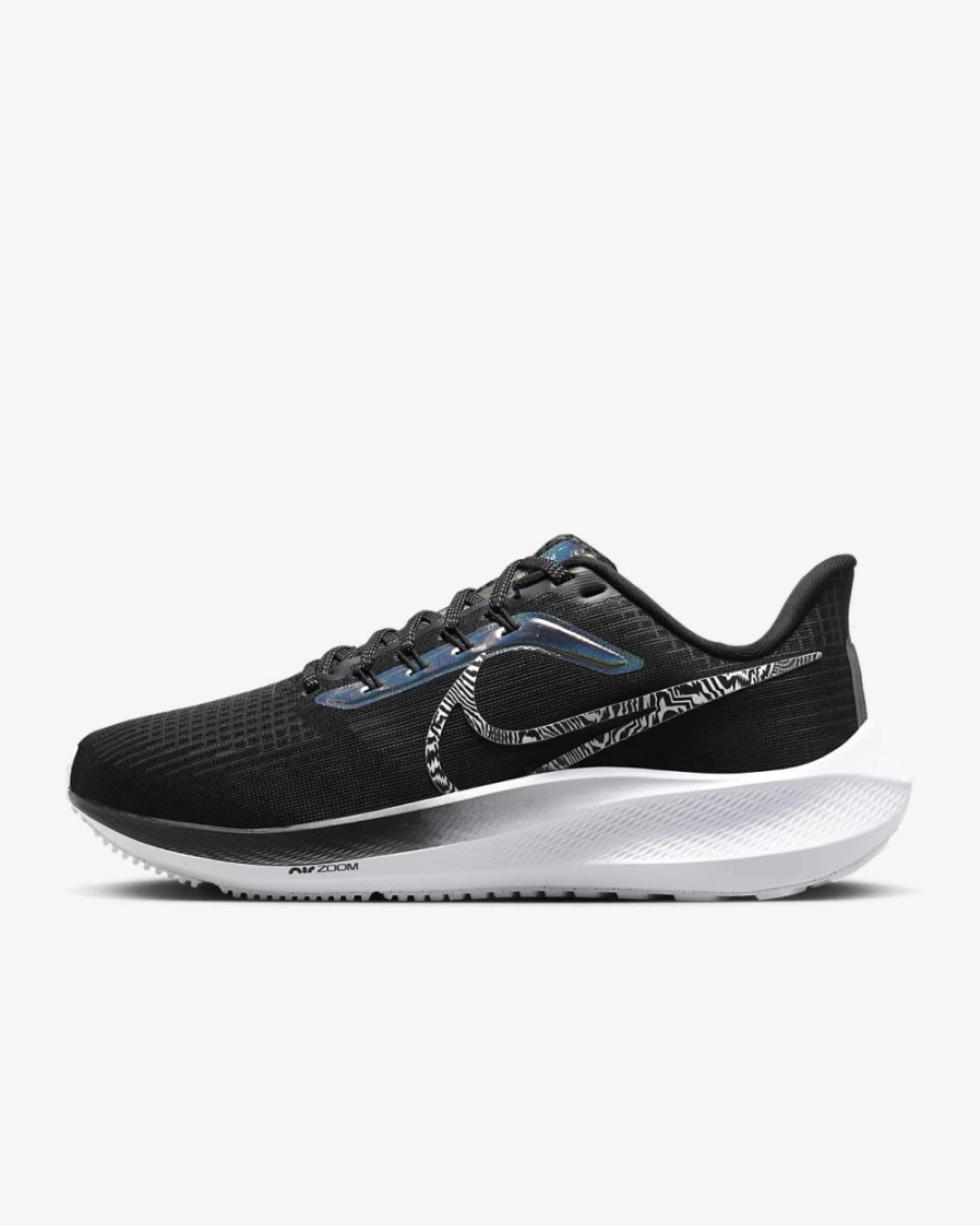 Nike Pegasus 39 Premium Women's Road Running Shoes - Black/White