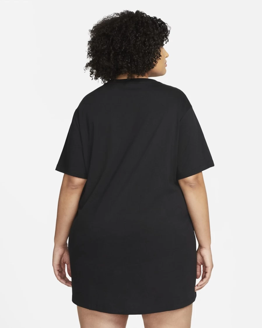 Nike Women's Plus Size Essential Sportswear Dress - Black & White Athletic Wear