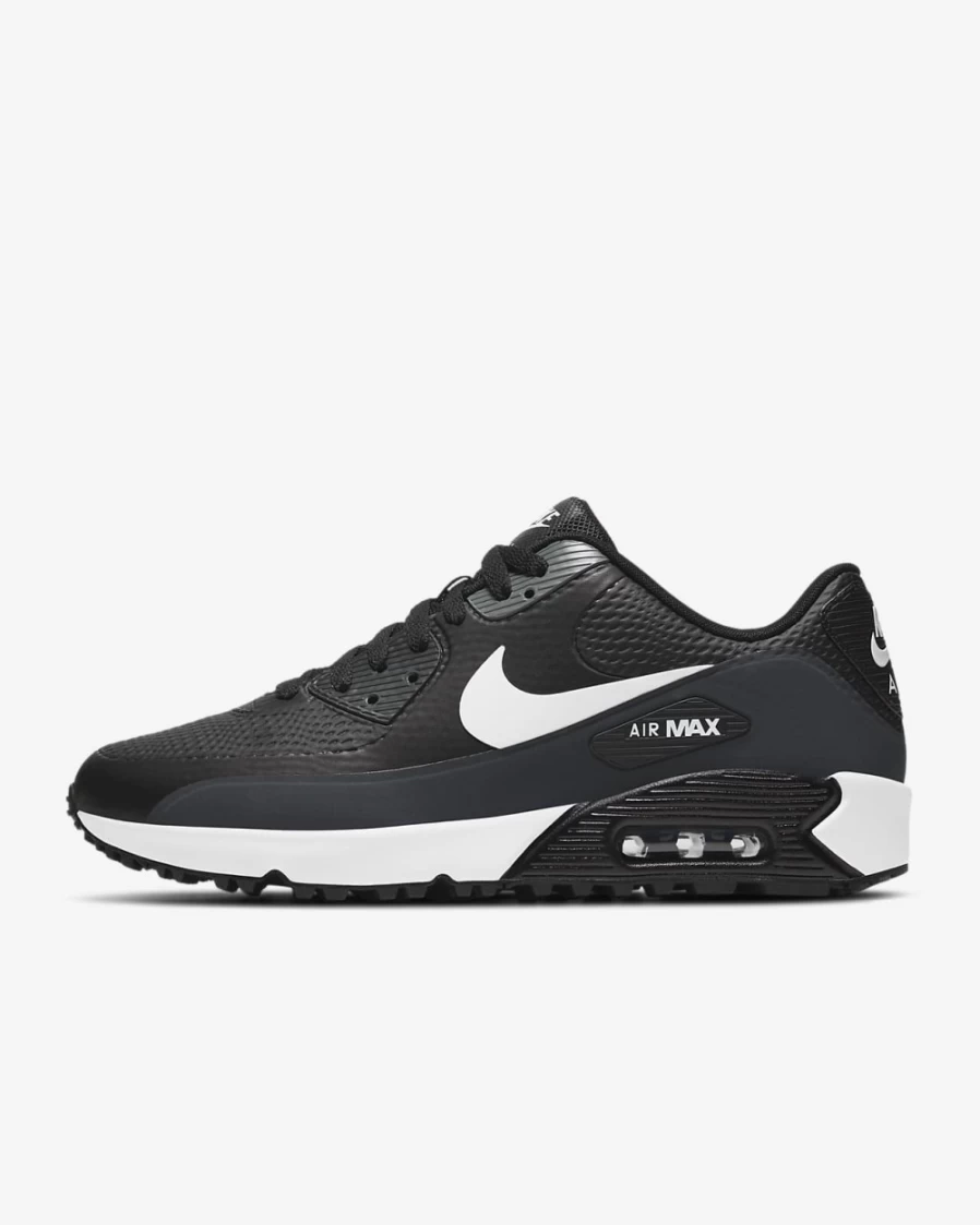 Nike Air Max 90 G Golf Shoes for Men & Women - Black/Anthracite/Cool Grey/White