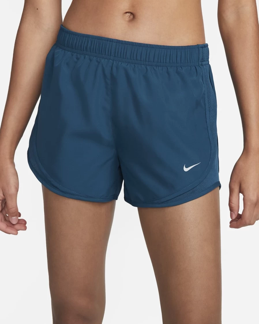 Nike Women's Valerian Blue Running Shorts with Lined Brief - Lightweight Comfort for Workouts