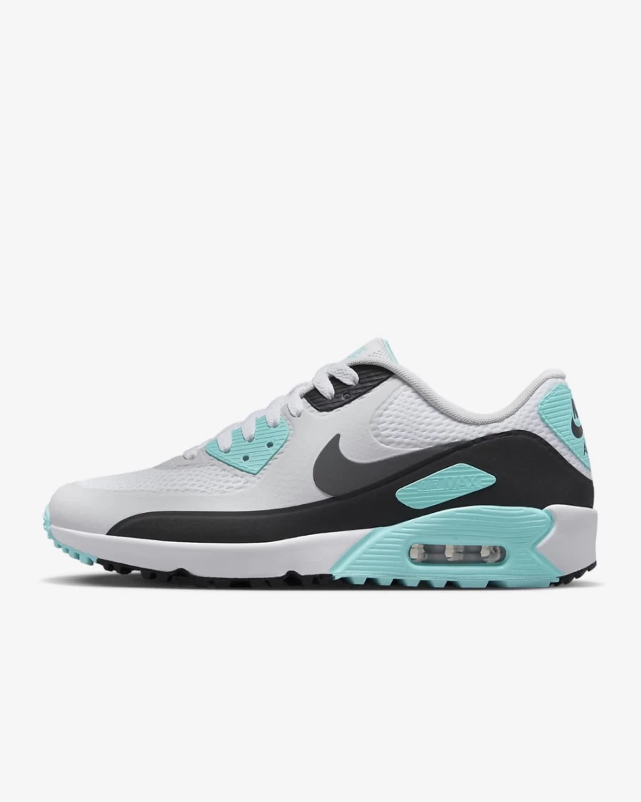 Nike Air Max 90 G Golf Shoes for Men & Women - White/Copa/Photon Dust/Dark Grey
