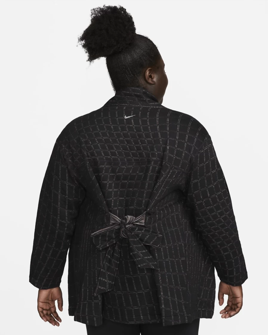 Nike Therma-FIT Luxe Plus Size Women's Yoga Top - Black