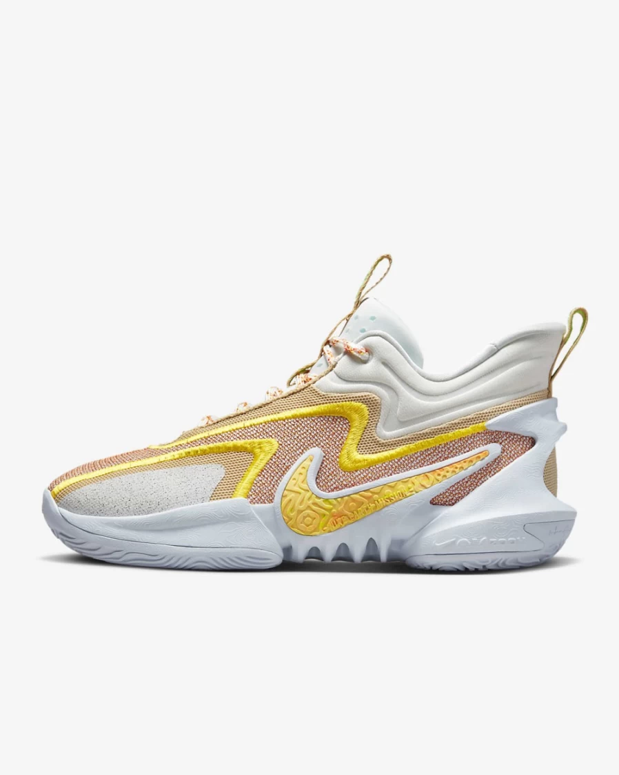 Nike Cosmic Unity 2 Basketball Shoes for Men & Women - Off White, Football Grey, Ghost Green, Multi-Color