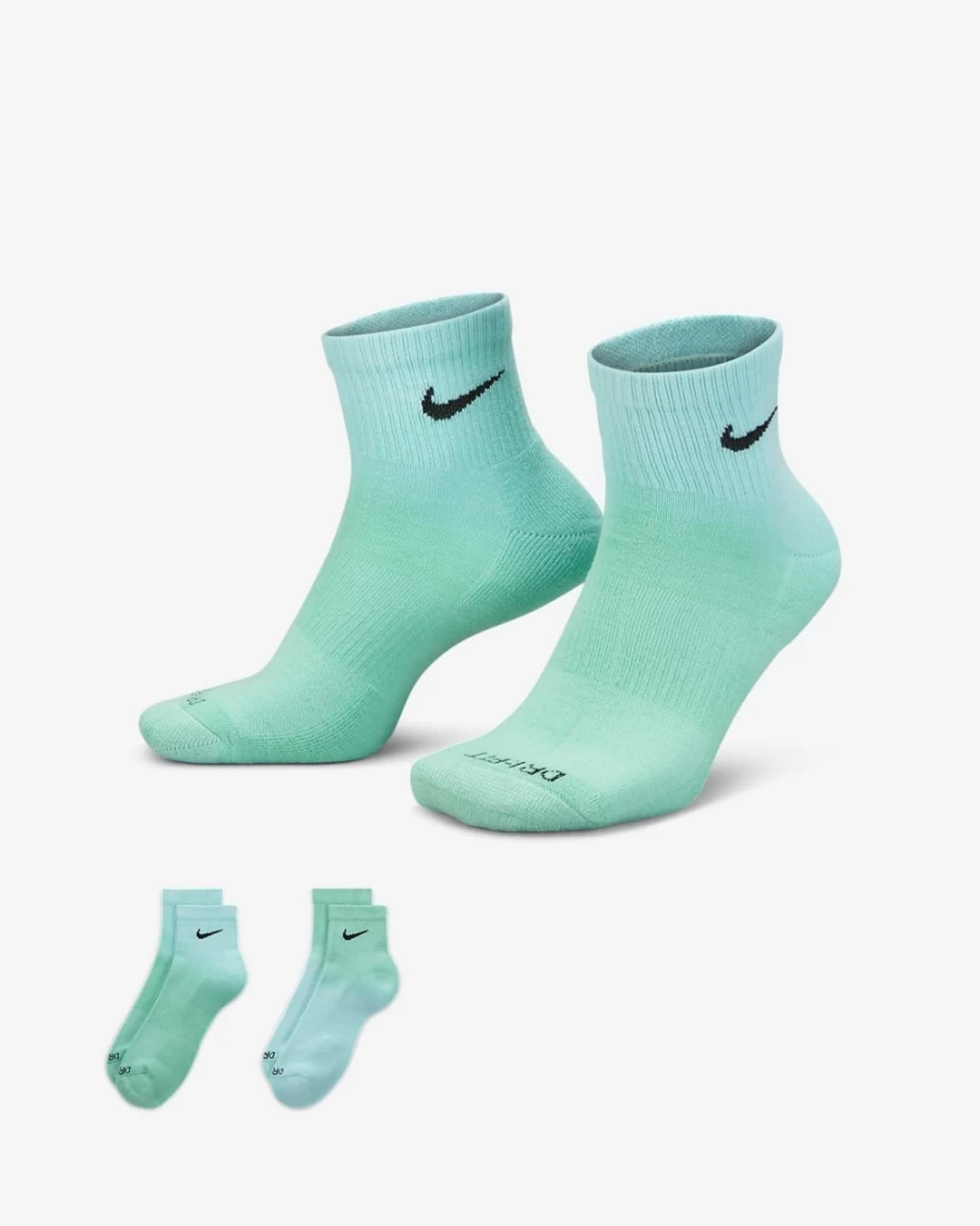 Nike Everyday Plus Cushioned Ankle Socks for Men & Women - Multi-Color Comfort Athletic Socks