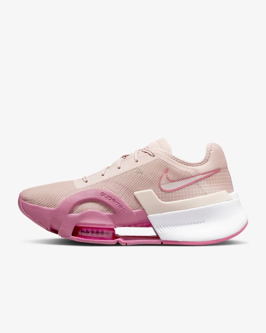Nike Air Zoom SuperRep 3 Women's HIIT Training Shoes - Pink Oxford, Pinksicle, Black, Light Soft Pink