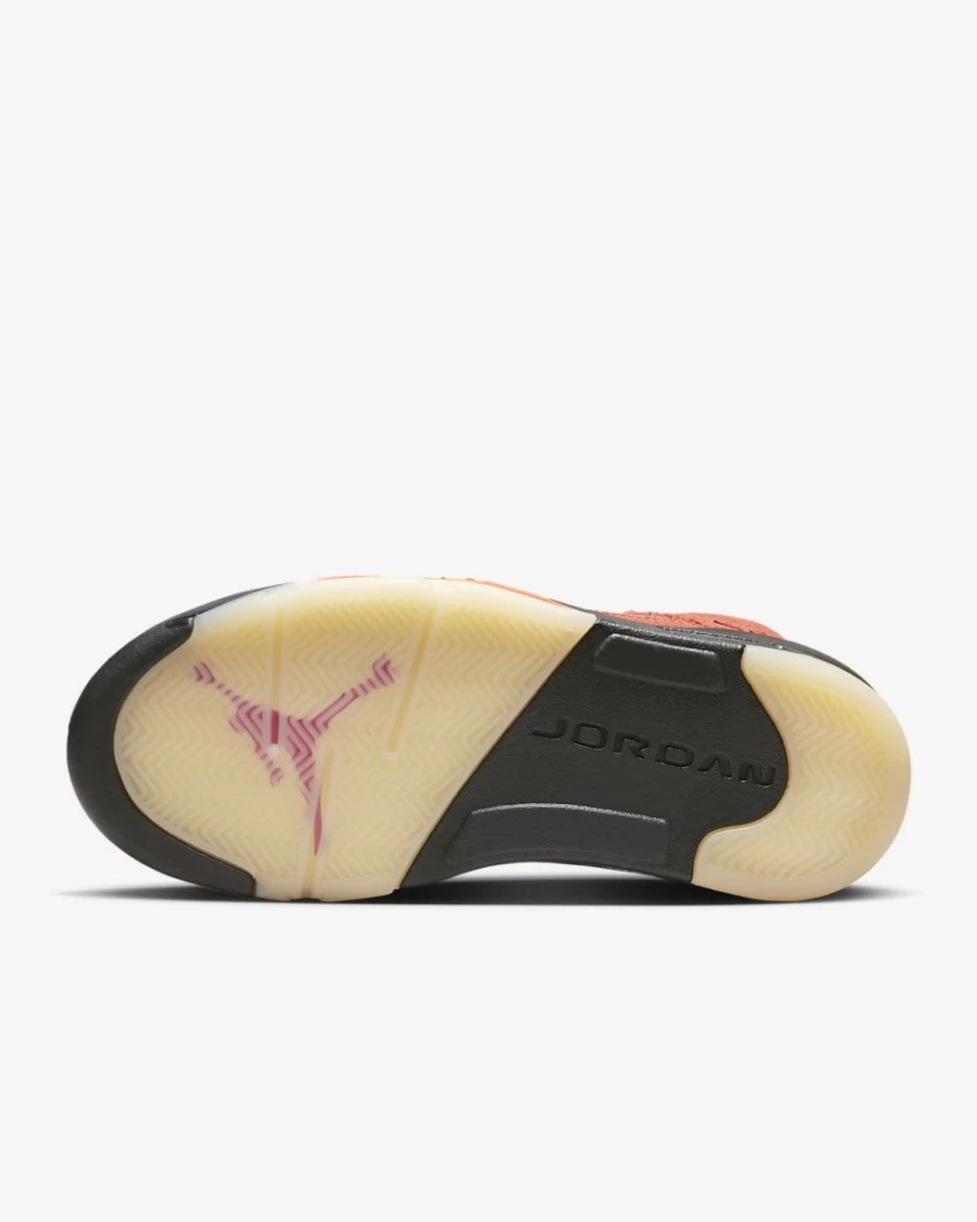 Nike Air Jordan 5 Retro Women's Shoes - Martian Sunrise/Fire Red/Muslin/Black
