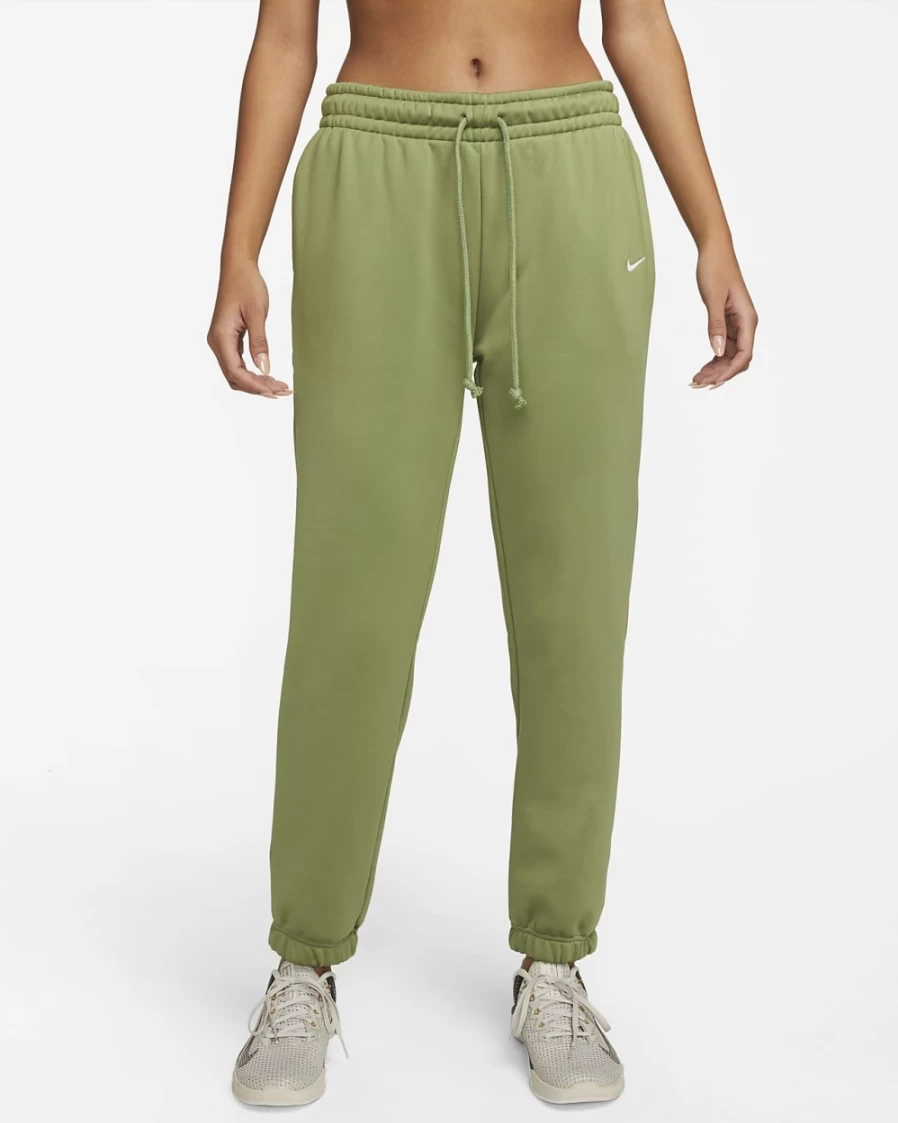 Nike Therma-FIT Women's Training Pants - Alligator/White, Lightweight & Breathable Workout Pants for Women