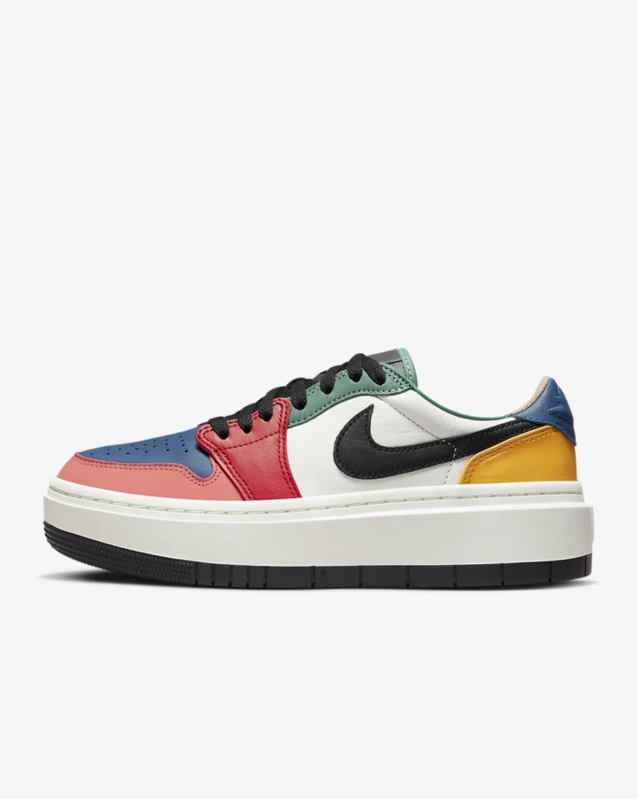 Nike Air Jordan 1 Elevate Low SE Women's Shoes - Sail/Fire Red/Taxi/Black