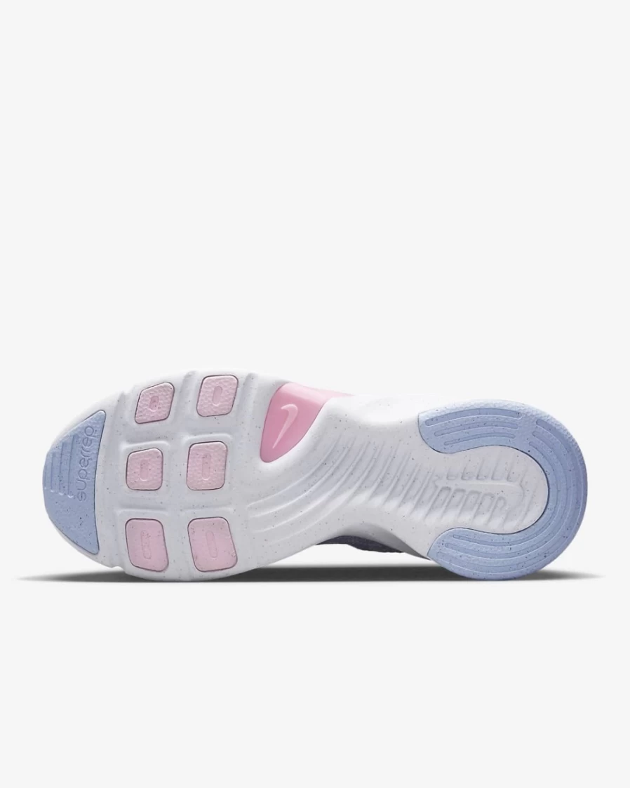 Nike SuperRep Go 3 Flyknit Next Nature Women's Training Shoes - Football Grey/Cobalt Bliss/Hyper Royal/Summit White