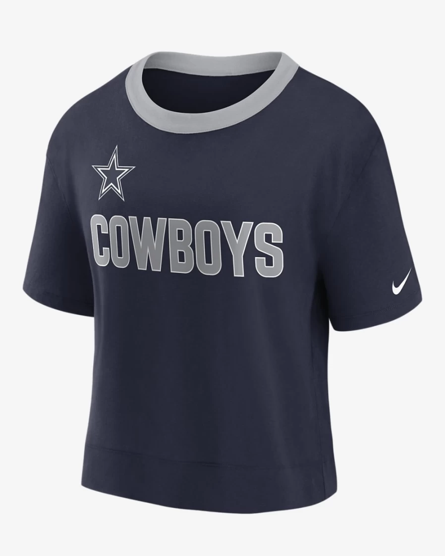 Navy Nike Dallas Cowboys Women's Fashion T-Shirt - NFL Apparel for Women