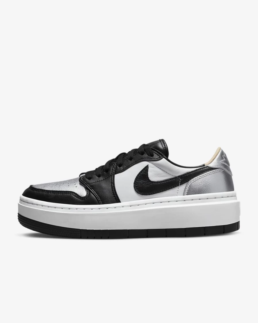 Nike Air Jordan 1 Elevate Low Women's Shoes - Metallic Silver/White/Onyx/Black