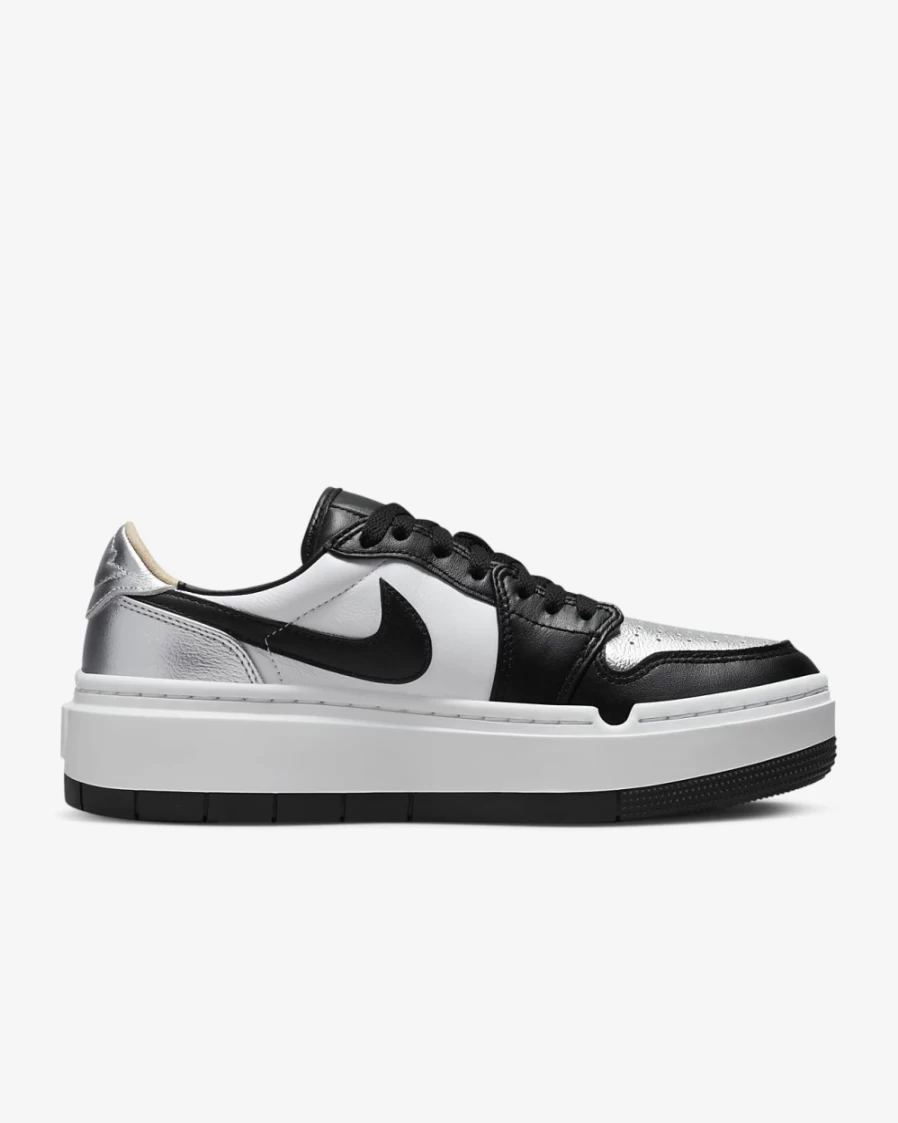 Nike Air Jordan 1 Elevate Low Women's Shoes - Metallic Silver/White/Onyx/Black