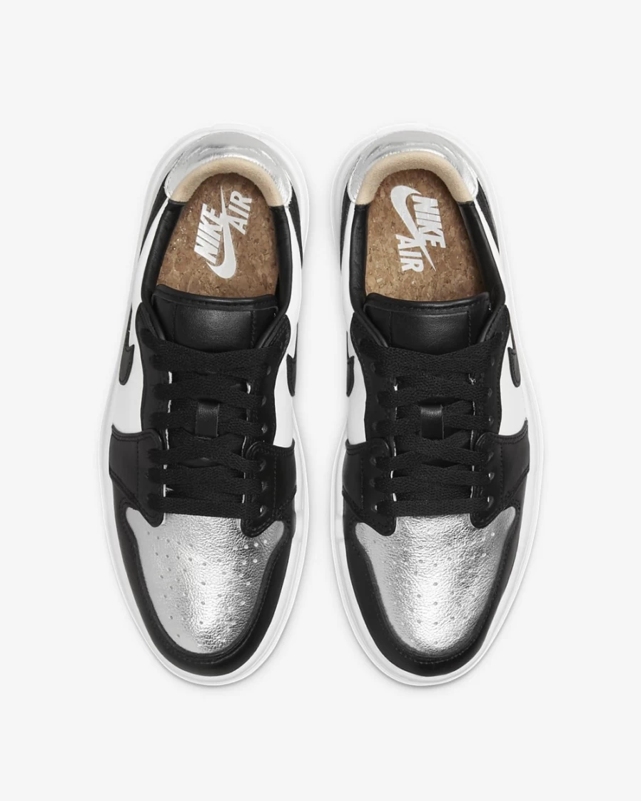Nike Air Jordan 1 Elevate Low Women's Shoes - Metallic Silver/White/Onyx/Black