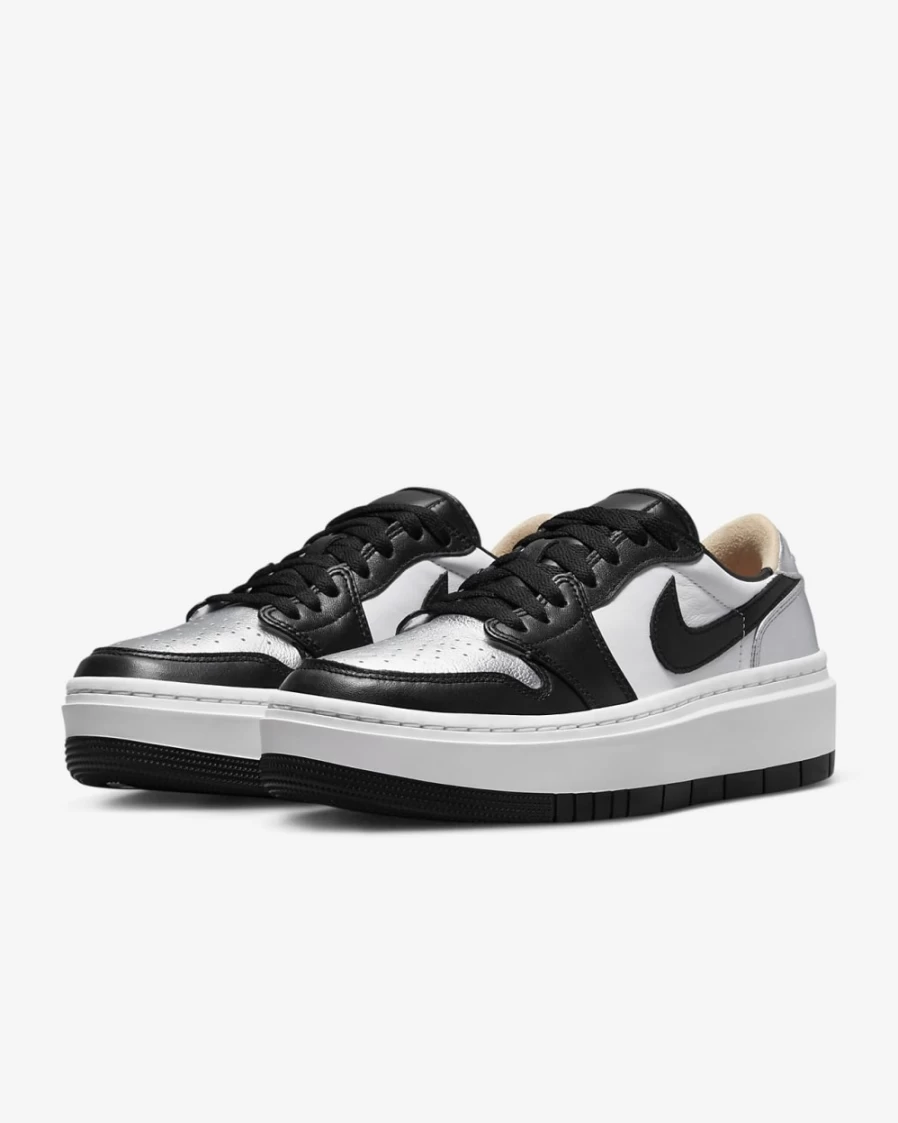 Nike Air Jordan 1 Elevate Low Women's Shoes - Metallic Silver/White/Onyx/Black