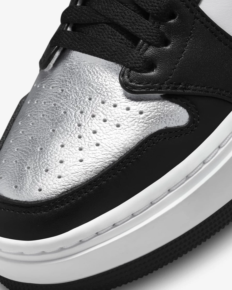Nike Air Jordan 1 Elevate Low Women's Shoes - Metallic Silver/White/Onyx/Black