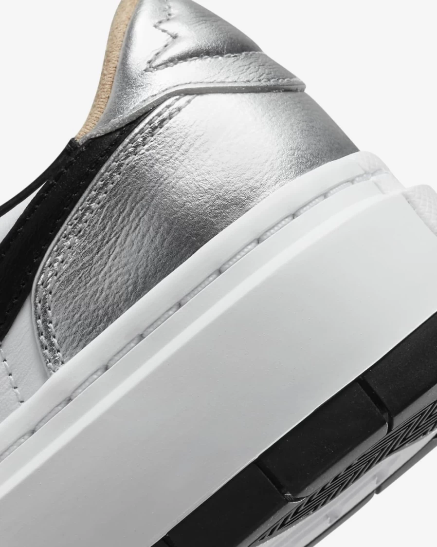 Nike Air Jordan 1 Elevate Low Women's Shoes - Metallic Silver/White/Onyx/Black