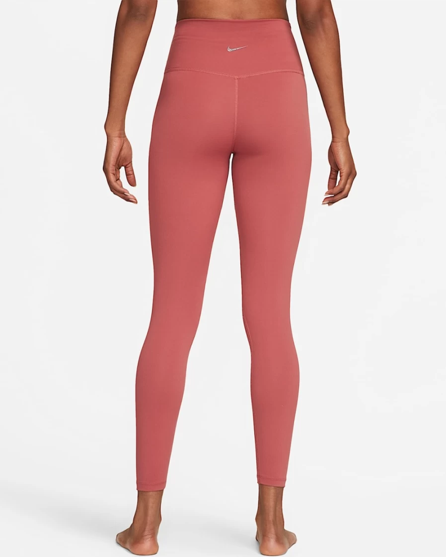 Nike Women's High-Waisted 7/8 Yoga Leggings in Canyon Rust & Iron Grey