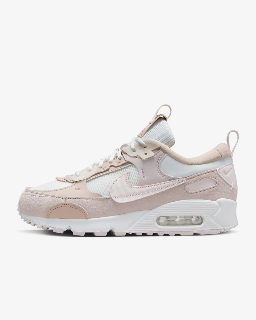 Nike Air Max 90 Futura Women's Shoes - Summit White/Barely Rose/Pink Oxford/Light Soft Pink