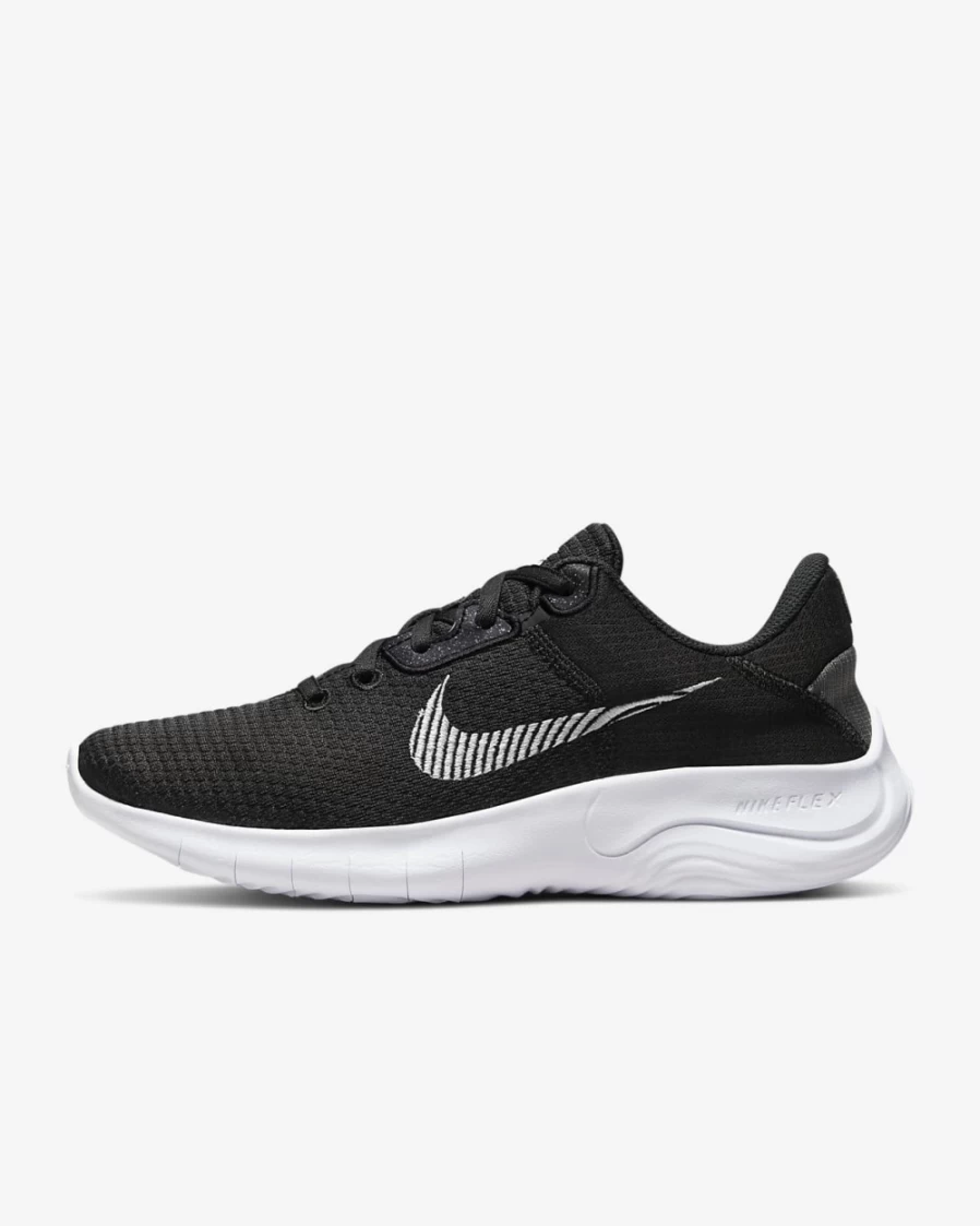 Nike Women's Experience Run 11 Next Nature Road Running Shoes - Black/Dark Smoke Grey/White