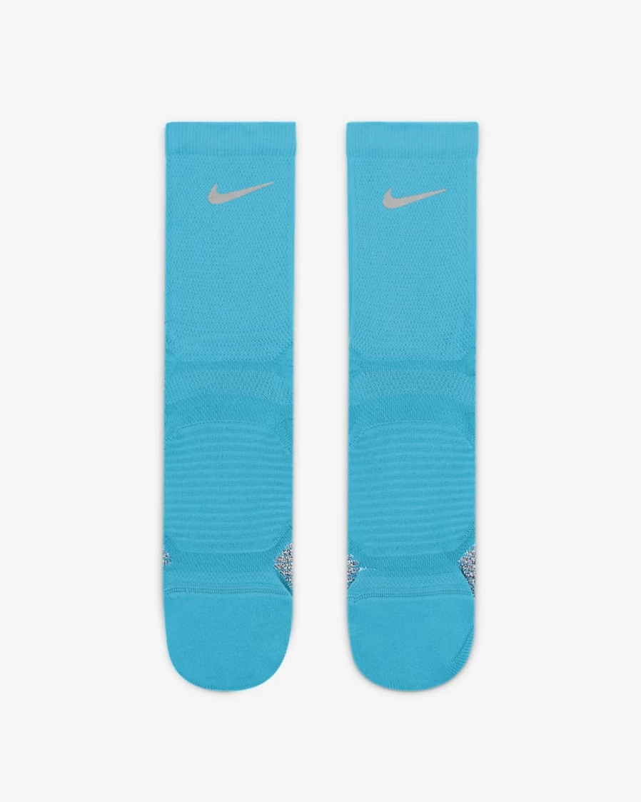 Nike Racing Ankle Socks for Men & Women - Baltic Blue/Black Performance Athletic Socks