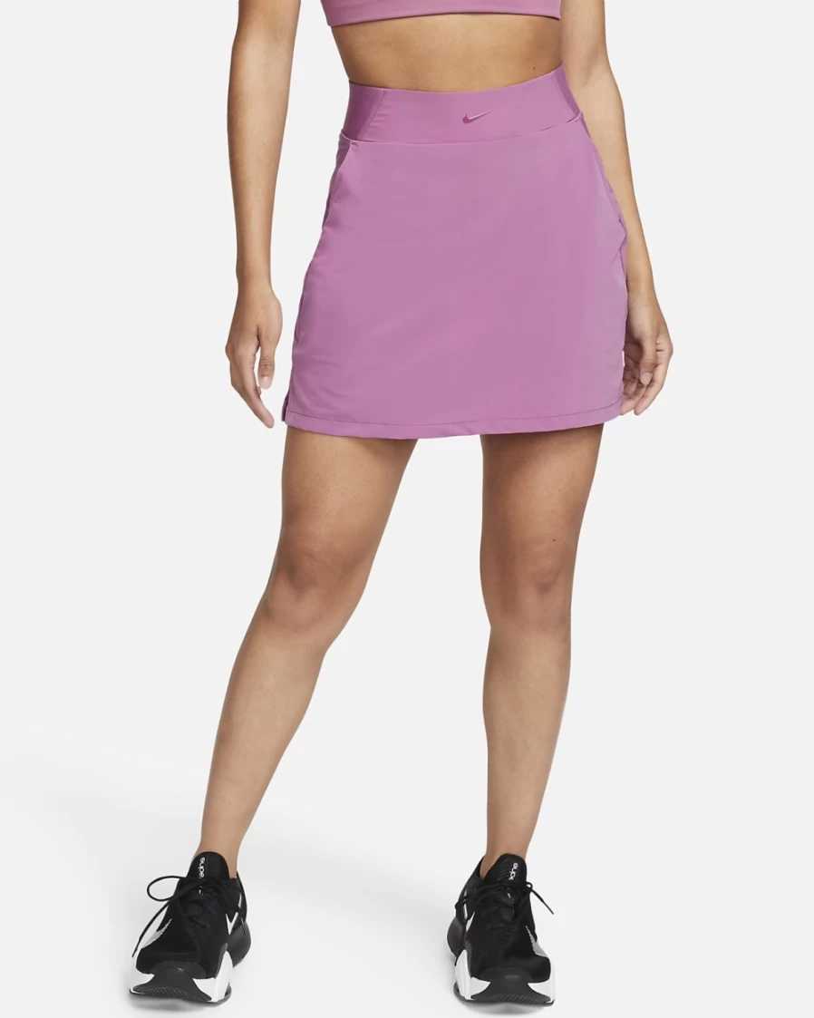 Nike Bliss Luxe Women's Light Bordeaux Training Skort - Stylish Athletic Skirt for Workouts