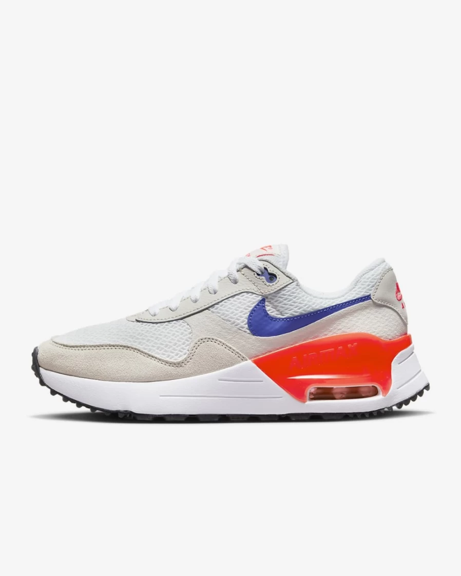 Nike Air Max SYSTM Women's Running Shoes - White/Phantom/Bright Crimson/Lapis