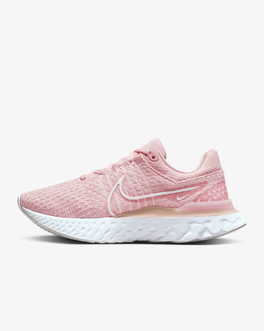 Nike React Infinity 3 Women's Road Running Shoes - Pink Glaze/Pink Foam/Photon Dust/White