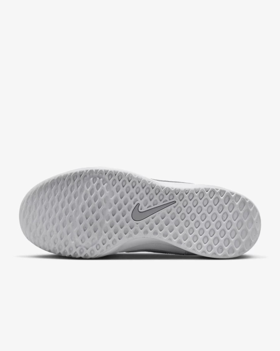 NikeCourt Air Zoom Lite 3 Women's Tennis Shoes - White/Metallic Silver