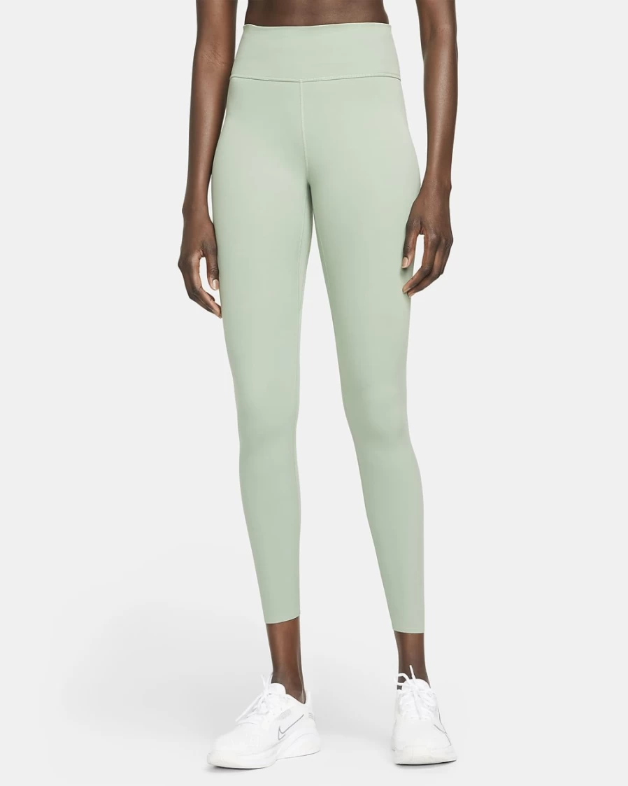 Nike One Luxe Women's Mid-Rise Leggings in Jade Smoke/Clear - High-Waisted Yoga Pants for Women