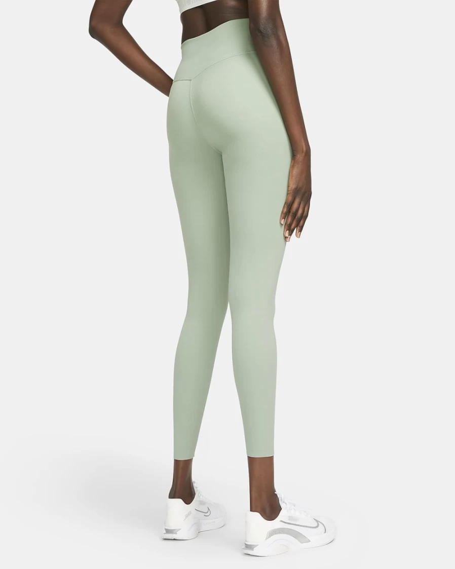 Nike One Luxe Women's Mid-Rise Leggings in Jade Smoke/Clear - High-Waisted Yoga Pants for Women