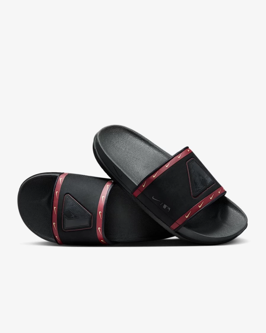 Nike Offcourt Slide MLB Arizona Diamondbacks Sandals for Men & Women - Black/Team Crimson/Team Gold/Anthracite