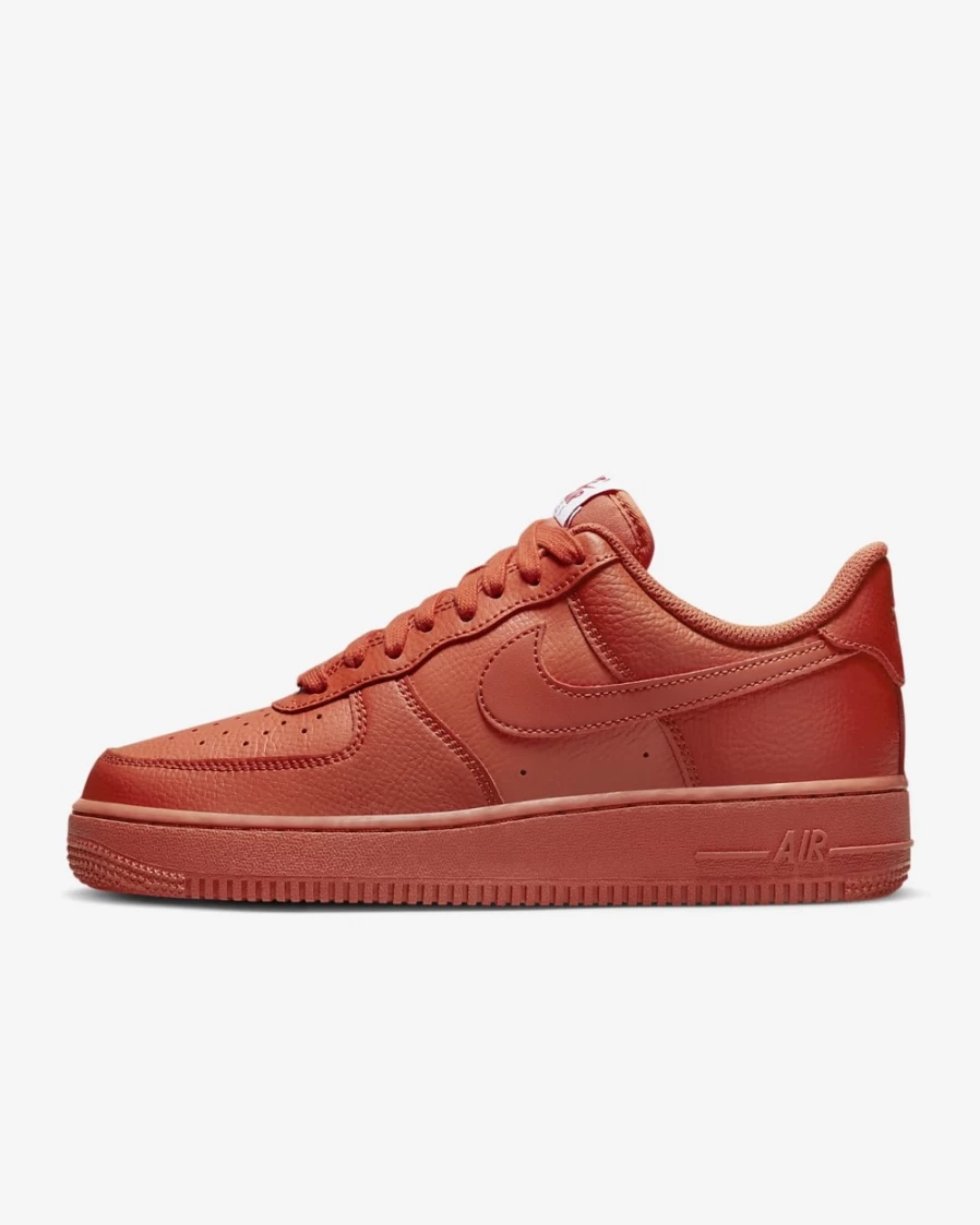 Nike Air Force 1 '07 Women's Shoes - Mantra Orange/Cinnabar/White, Casual Sneakers for Women