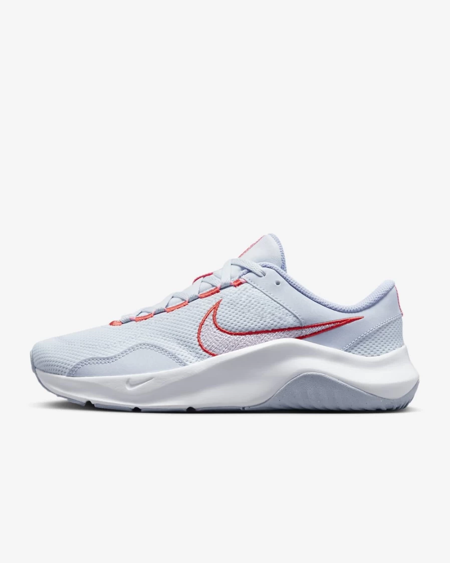 Nike Legend Essential 3 Next Nature Women's Training Shoes - Football Grey/Blue Whisper/White/Medium Soft Pink