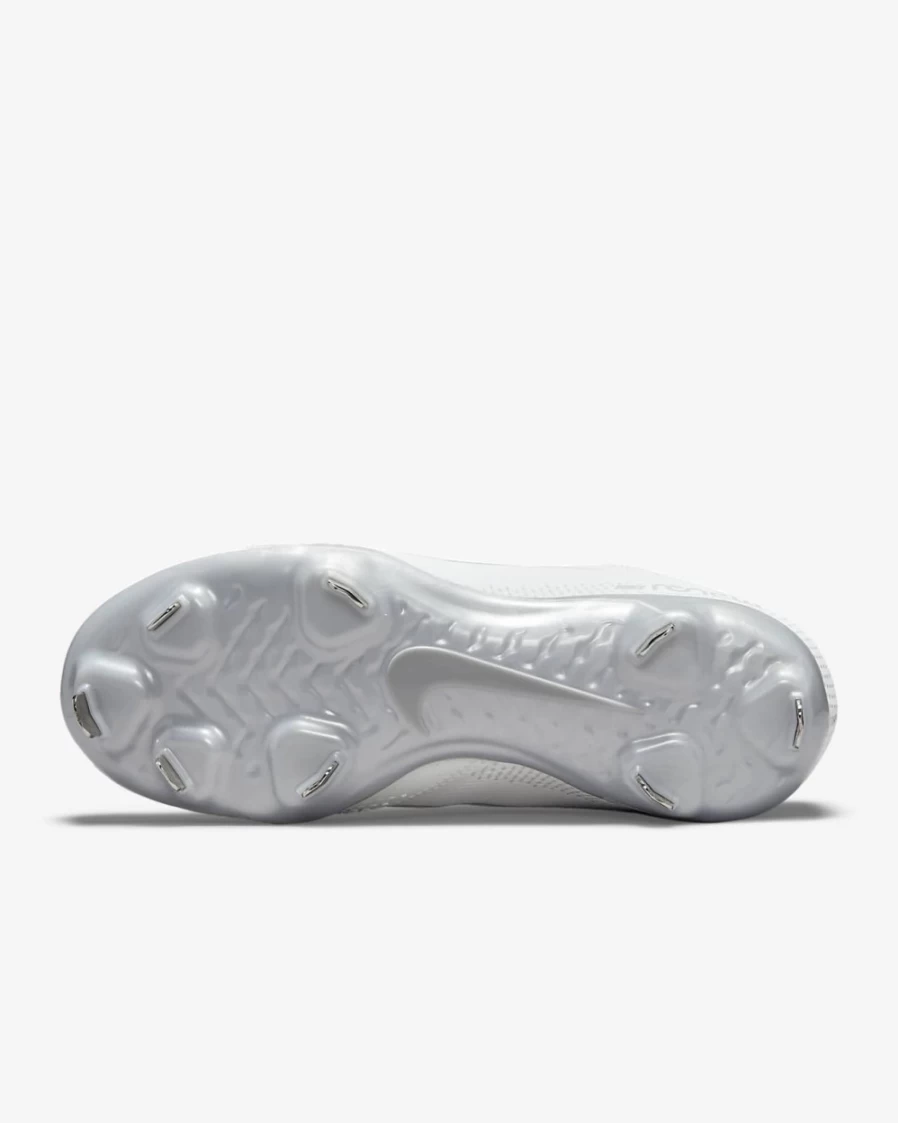 Nike Hyperdiamond 4 Pro Women's Softball Cleats - White/Pure Platinum/Barely Volt/Wolf Grey