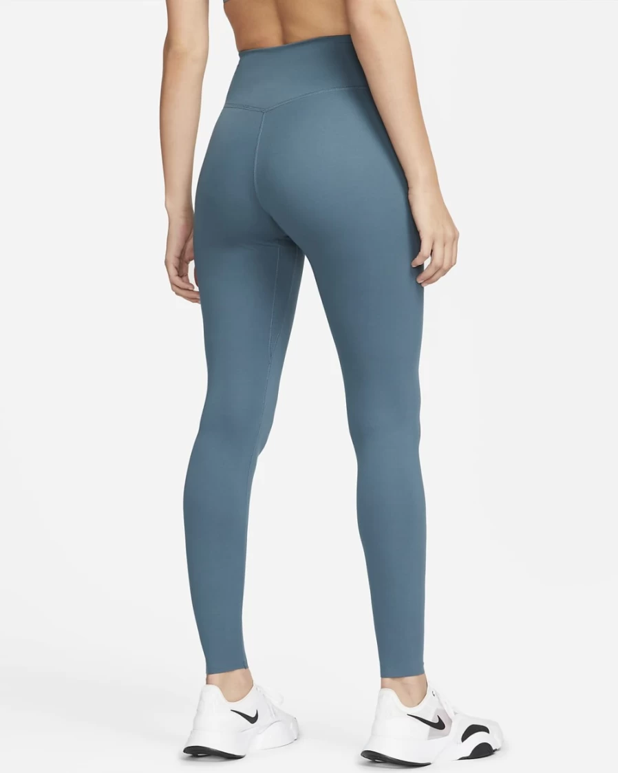 Nike One Luxe Women's Mid-Rise Leggings - Ash Green/Clear - High-Waisted Yoga Pants for Women
